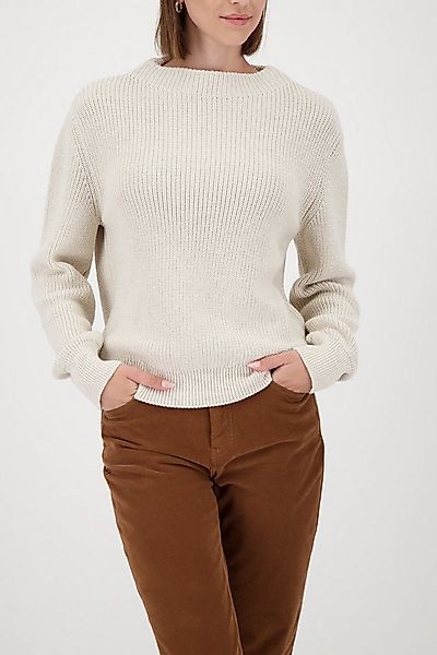 Monari Strickpullover Regular fit mit Rundhalsausschnitt günstig online kaufen