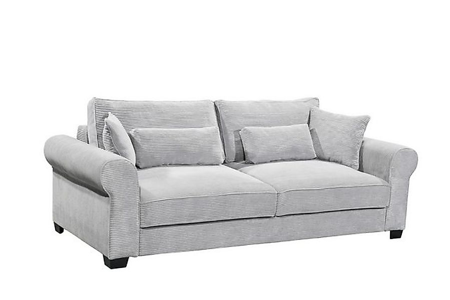 freiraum Schlafsofa ANGELINA LUX.3DL, Liegefläche 198x165cm, dove - 250x95x günstig online kaufen