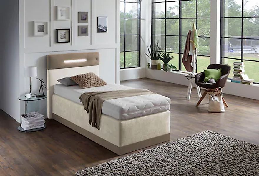 Westfalia Schlafkomfort Boxspringbett, mit LED-Beleuchtung günstig online kaufen