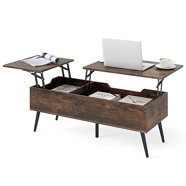 COSTWAY Couchtisch (1-St), höhenverstellbar, Wohnzimmertisch mit günstig online kaufen