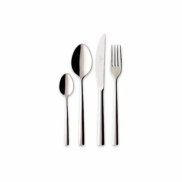 Villeroy & Boch Besteck-Set "Tafelbesteck Piemont 4er Set silber" günstig online kaufen