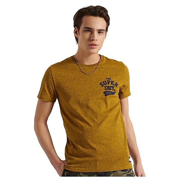 Superdry Vintage Varisty Embroidered Kurzarm T-shirt L Warm Gold Grit günstig online kaufen