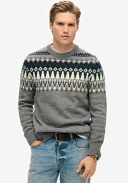 Superdry Rundhalspullover "KNIT CREW JUMPER" günstig online kaufen