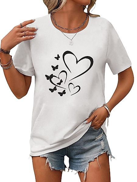 PYL Kurzarmbluse Damen Sommer Casual Bequemes günstig online kaufen