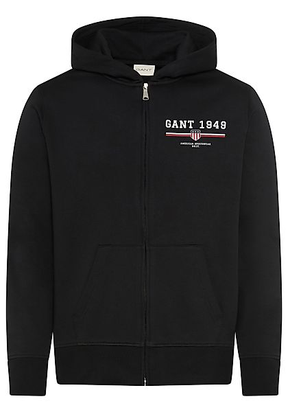 Gant Kapuzensweatjacke GRAPHIC FULL ZIP HOODIE günstig online kaufen