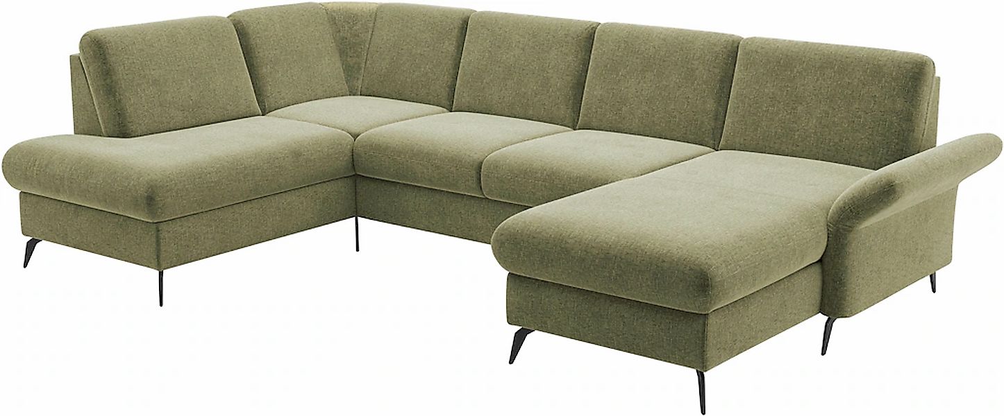 Home affaire Wohnlandschaft "Rochelle", wahlweise mit Bettfunktion, Bettkas günstig online kaufen