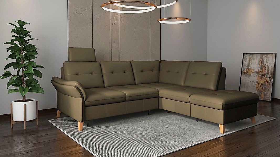 sit&more Ecksofa "Göteborg", inkl. Sitztiefenverstellung, wahlweise mit Bet günstig online kaufen