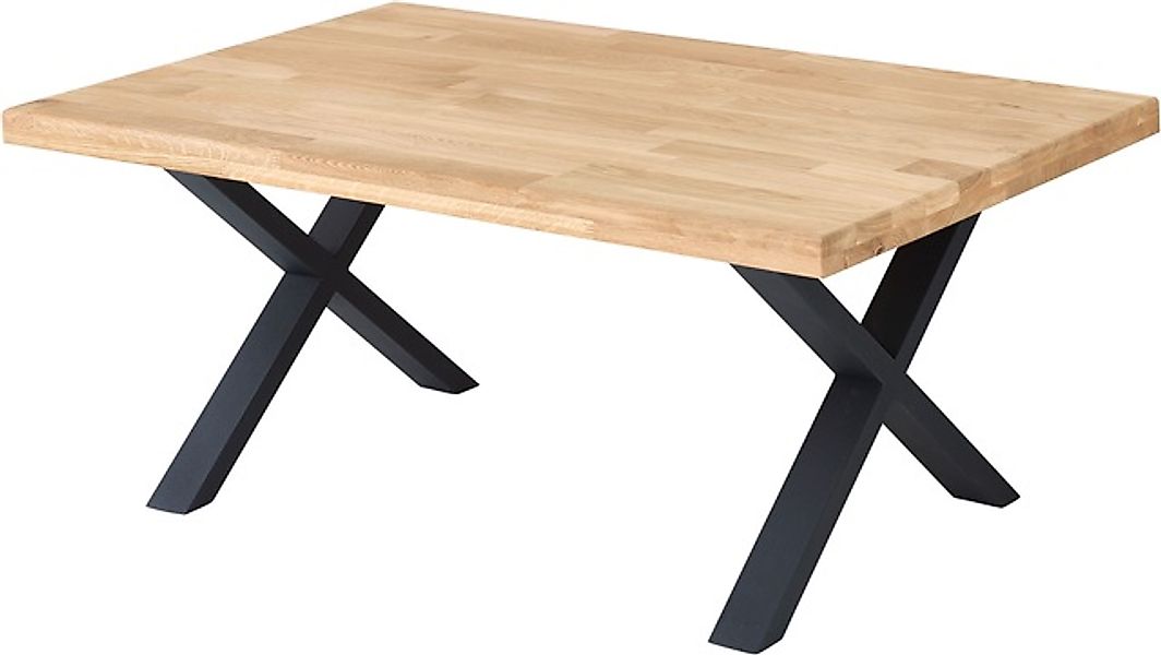 Stolkom Couchtisch »Chris Wohnzimmertisch Eiche Massivholz, BxHxT 110x47x70 günstig online kaufen