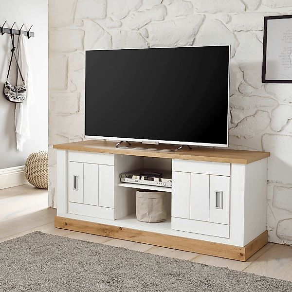 Home affaire Lowboard "Orlando, moderner TV-Unterschrank, Kommode im Landha günstig online kaufen