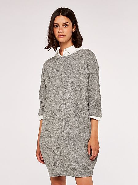 Apricot Minikleid Cocoon-Minikleid, mit Umschlagärmeln günstig online kaufen