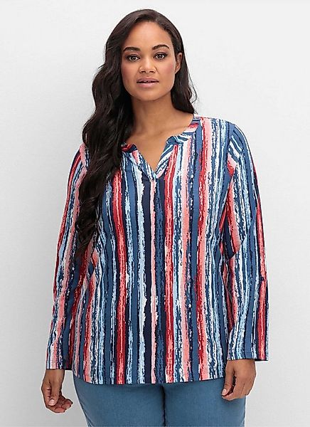 Sieh an! T-Shirt Druck-Shirt Langarm günstig online kaufen