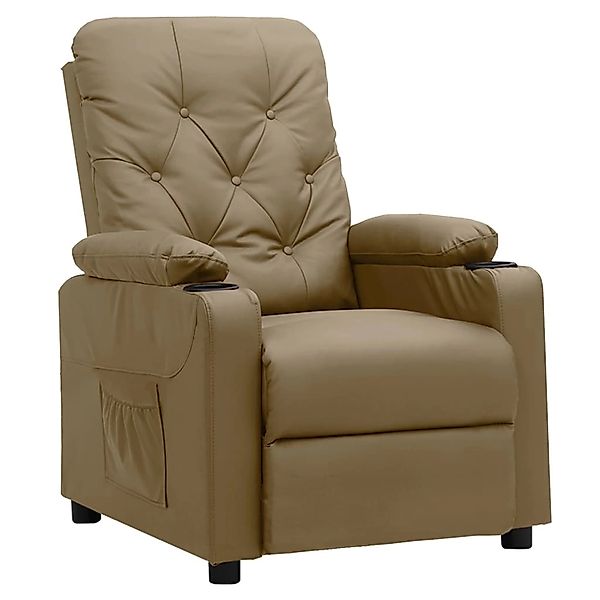 vidaXL Relaxsessel Cappuccino-Braun Kunstleder 339124 günstig online kaufen