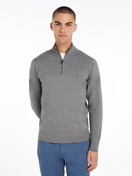 Tommy Hilfiger Troyer ESSENTIAL COTTON ZIP günstig online kaufen