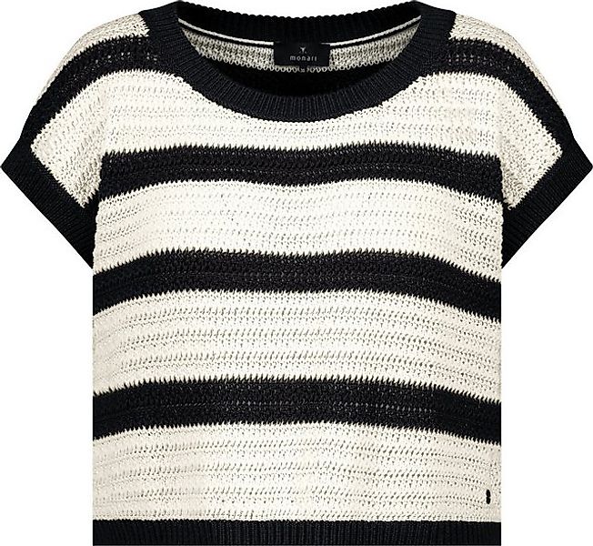 Monari Strickpullover mit Ringeln Havanna günstig online kaufen