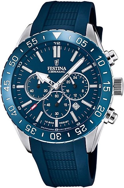 Festina Chronograph Keramik Kollektion F20515/1, Armbanduhr, Quarz, Herren, günstig online kaufen