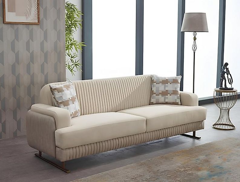JVmoebel Sofa Luxus Couch Dreisitzer Sofa Design Lounge Sofas 3-Sitzer Couc günstig online kaufen