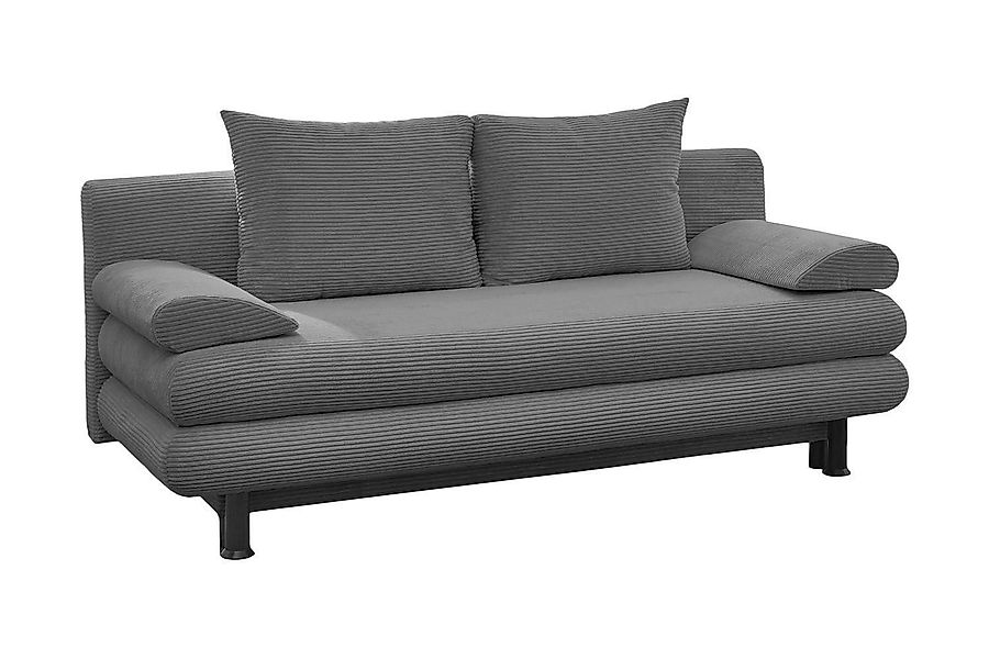 Sun Garden Schlafsofa BERN, Grau, Breitcord, günstig online kaufen