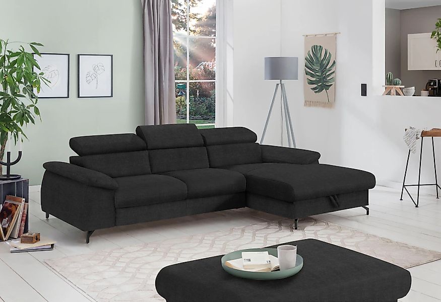 COTTA Polstergarnitur "Komaris L-Form", (Set), Set bestehend aus: Ecksofa m günstig online kaufen