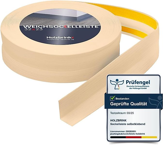 HOLZBRINK Sockelleiste HOLZBRINK selbstklebend PVC 32x23mm, 2,5 m, L: 250 c günstig online kaufen
