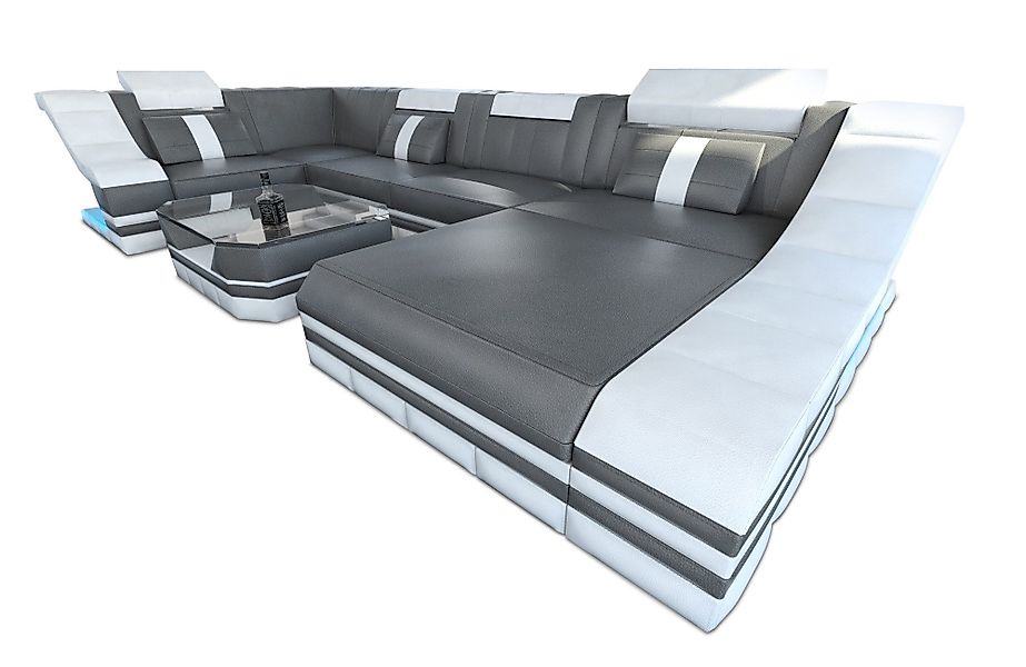 Sofa Dreams Wohnlandschaft Ledersofa Ledercouch Turino günstig online kaufen