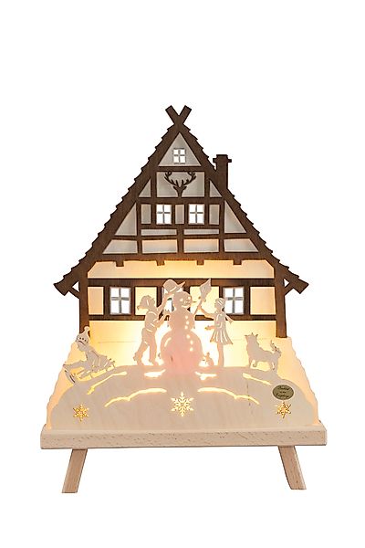 SAICO Original LED Lichterbogen »Deko-Lichterspitze, Waldhaus« inkl. LED-Le günstig online kaufen