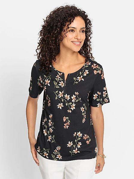 Inspirationen Kurzarmshirt "Baumwoll-Modal-Shirt" 1 Stk. günstig online kaufen