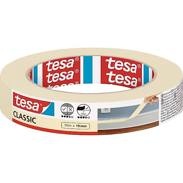 Tesa Malerband Classic 50 m x 19 mm günstig online kaufen