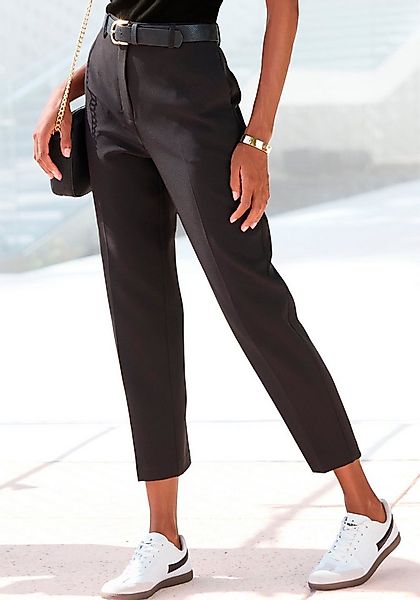 LASCANA Anzughose in 7/8-Länge, elegante Bügelfaltenhose mit Taschen, Busin günstig online kaufen
