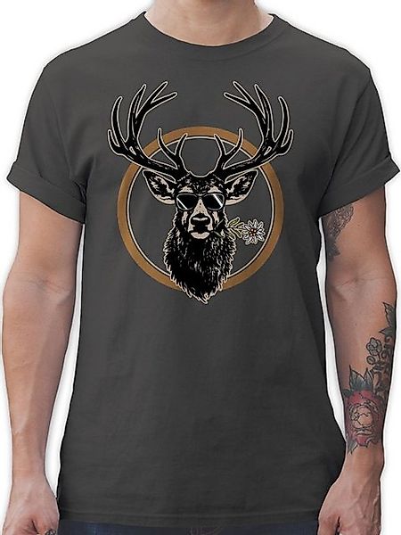 Shirtracer T-Shirt Cooler Hirsch Hirschgeweih Jäger Mode für Oktoberfest He günstig online kaufen