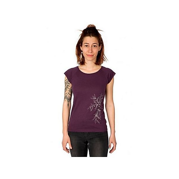 Life-Tree T-Shirt Rundhals T-Shirt ’für Damen in blau’ (1-tlg., keine Angab günstig online kaufen