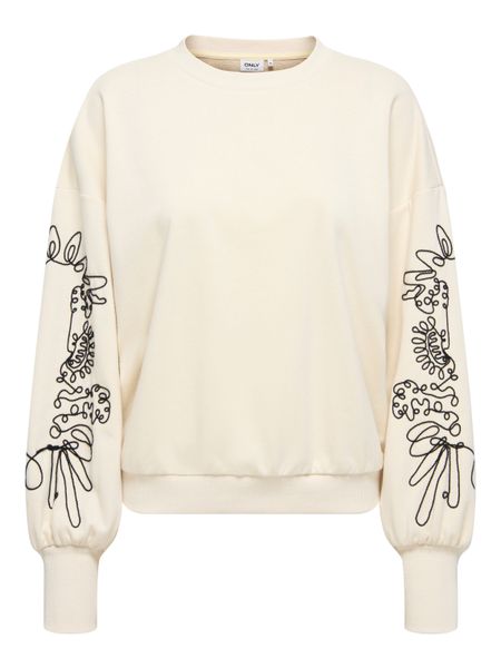 ONLY Sweatshirt ONLBROOKE L/S O-NECK DETAIL günstig online kaufen