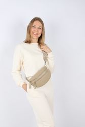 MIRROSI Bauchtasche Damen, Echtleder, Leder, Made günstig online kaufen