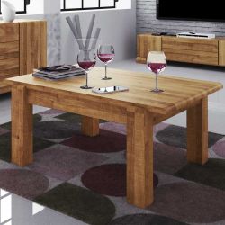Sofatisch aus Wildeiche Massivholz Landhausstil günstig online kaufen