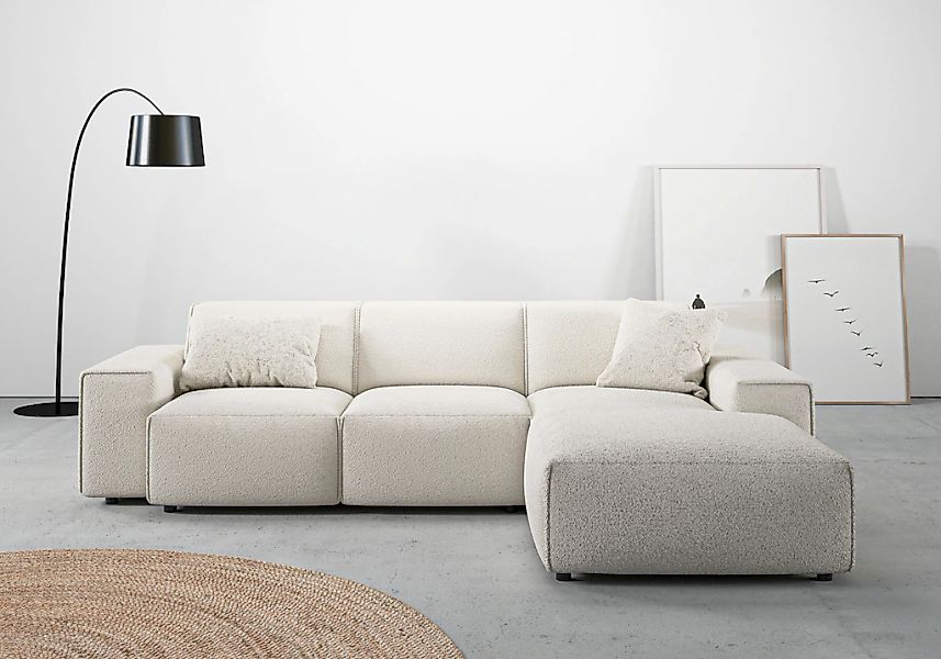 Home affaire Ecksofa "Glimminge L-Form auch in Breitcord, Feincord + Easy c günstig online kaufen