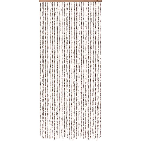 Dekorationsvorhang Ceylon Braun-Beige 200 cm x 90 cm x 1 cm günstig online kaufen