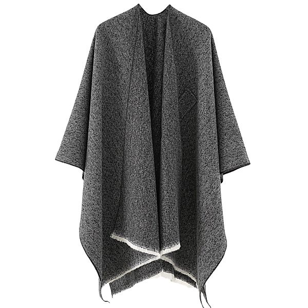 ibettertec Halstuch Poncho, Damen warmer Schal,Cape, günstig online kaufen