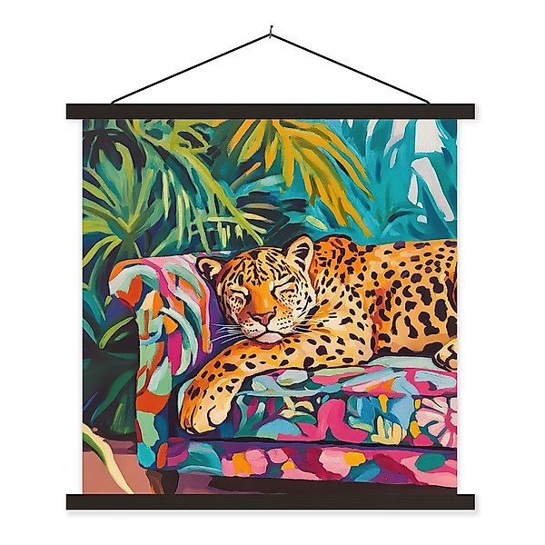 MuchoWow Poster Leopard - Bunt - günstig online kaufen