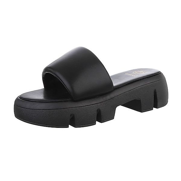 Ital-Design Damen Mules Freizeit Plateausandaletten (86526842) günstig online kaufen