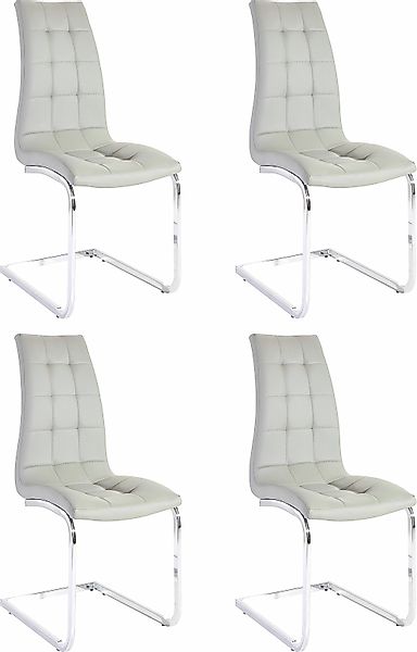 INOSIGN Freischwinger "Lola", (Set), 4 St., Kunstleder, 2 oder 4 Stück, Bez günstig online kaufen