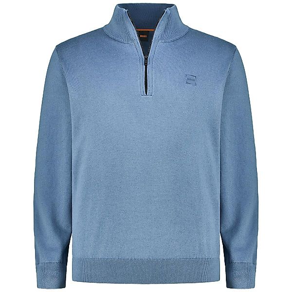 BOSS Troyer mit Kaschmir Farbe blau Größe: 6XL günstig online kaufen