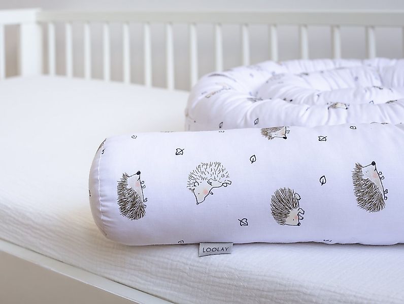 Loolay Nestchenschlange IGEL Braun BIO-Baumwolle Multifunktion PREMIUM Bett günstig online kaufen
