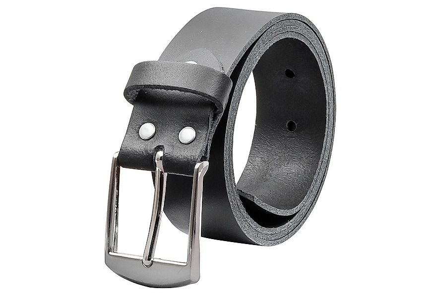COLOGNEBELT Ledergürtel OM49-SL-Schwarz MADE IN GERMANY, Schwarz Kürzbar, 1 günstig online kaufen