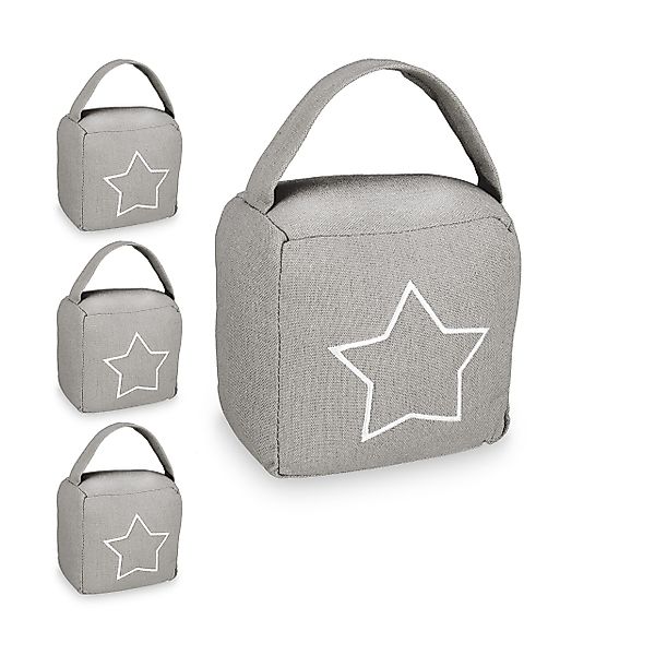 relaxdays Türstopper 4 x Türstopper Sack günstig online kaufen