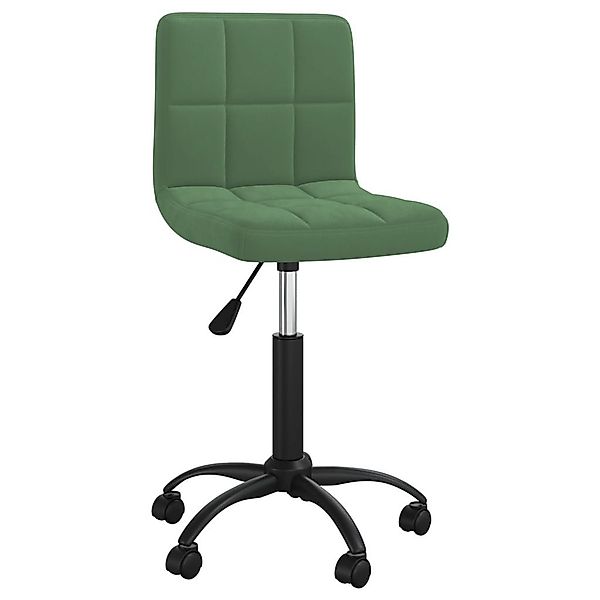 vidaXL Bürostuhl Bürostuhl Drehbar Dunkelgrün Samt günstig online kaufen