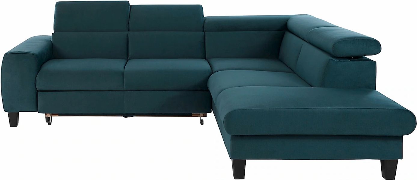 COTTA Ecksofa "Morven L-Form mit Kopfteilverstellung", wahlweise mit Bettfu günstig online kaufen