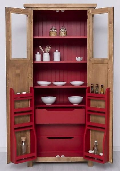 Casa Padrino Küchenbuffet Casa Padrino Landhausstil Esszimmerschrank Naturf günstig online kaufen