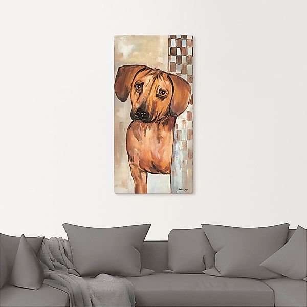 Artland Leinwandbild »Hund«, Haustiere, (1 St.), auf Keilrahmen gespannt günstig online kaufen