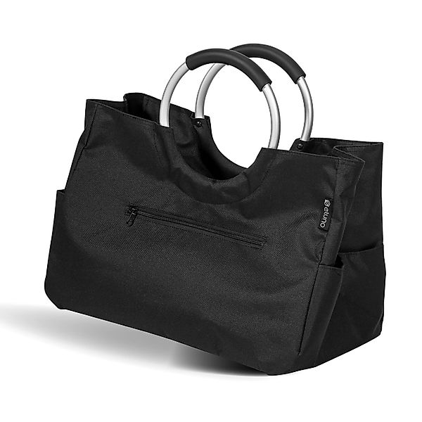 eluno Einkaufskorb WARWE, Polyester wasserabweisend, schwarz 43 x 29,5 x 23 günstig online kaufen