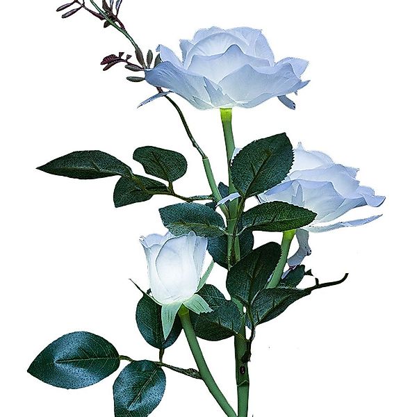 Kunstblumenstrauß Wassergeschützt Solar Rose Blumen für günstig online kaufen