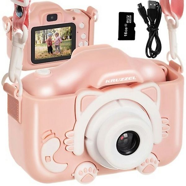 ISO TRADE Rosa Digitalkamera Kinderkamera (16 MP, WLAN (Wi-Fi), inkl. Kinde günstig online kaufen